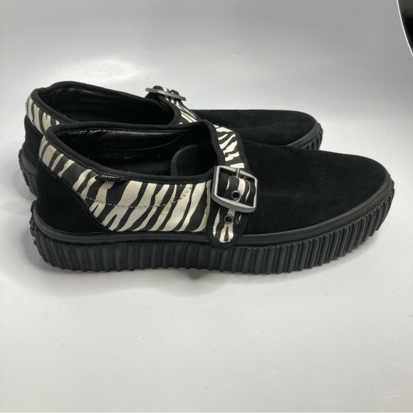 Vans suede & canvas buckle shoes unisex sizing - Picture 2 of 6